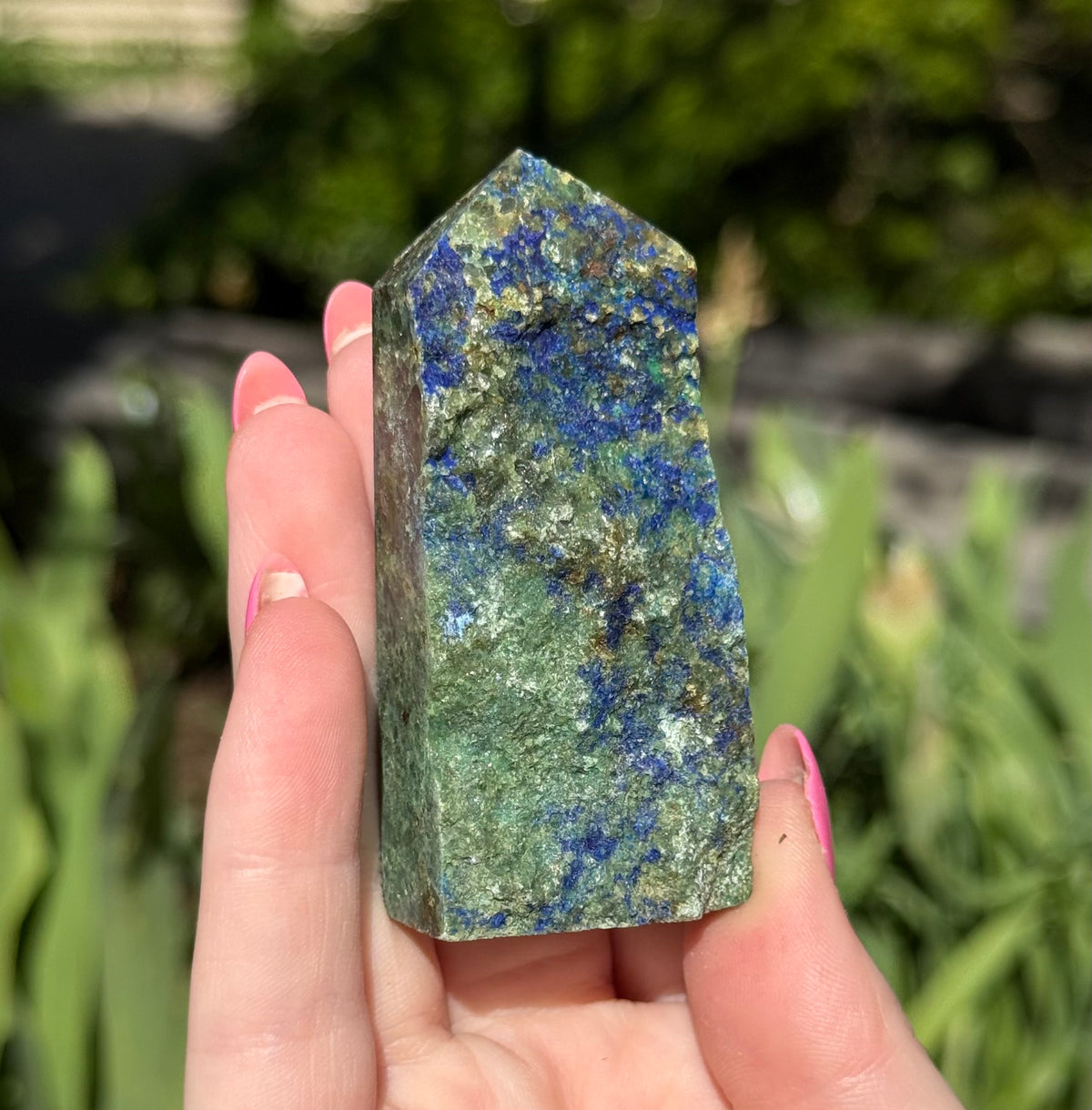 Azurite in Malachite Towers