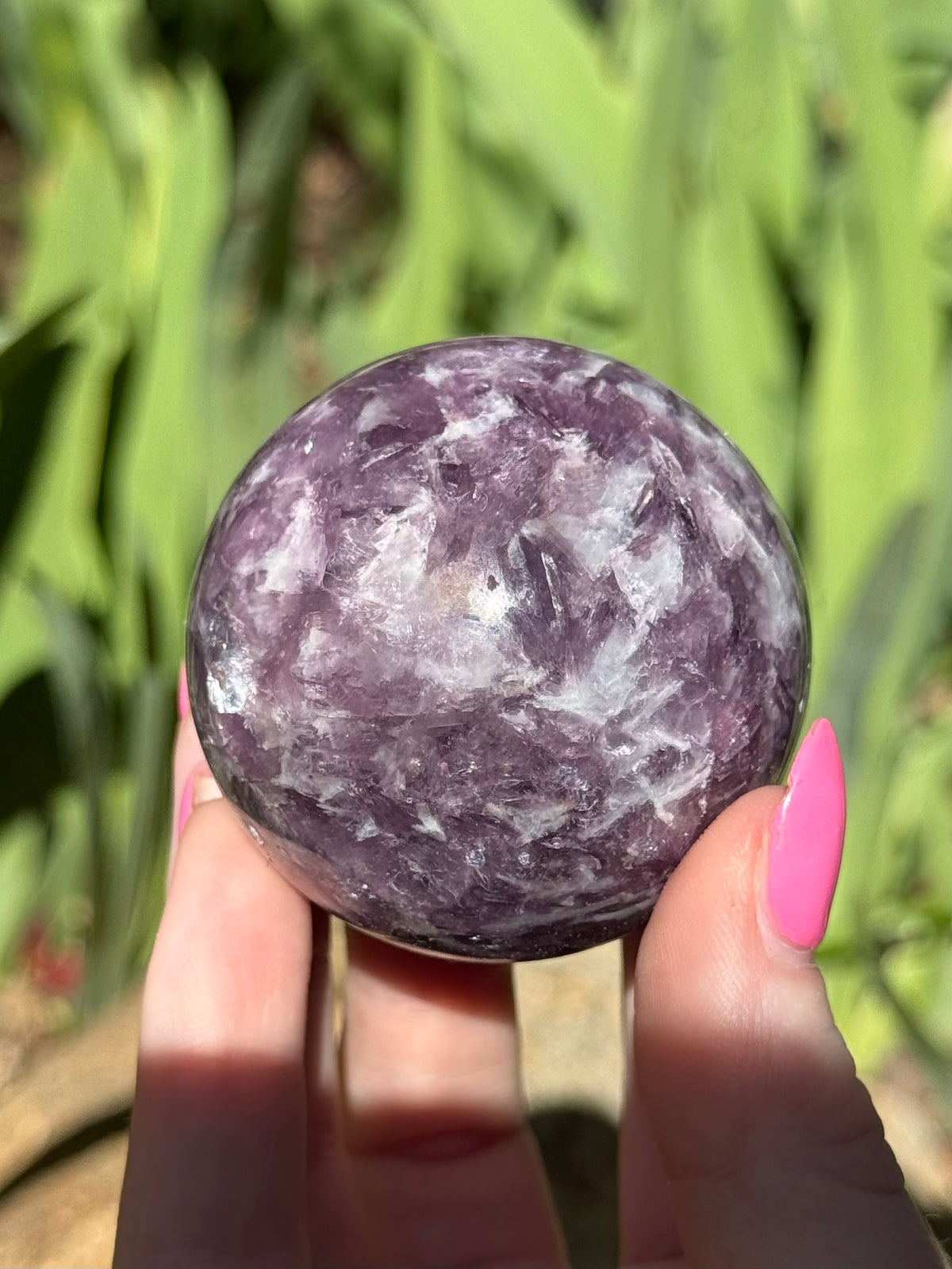Purple Mica Spheres