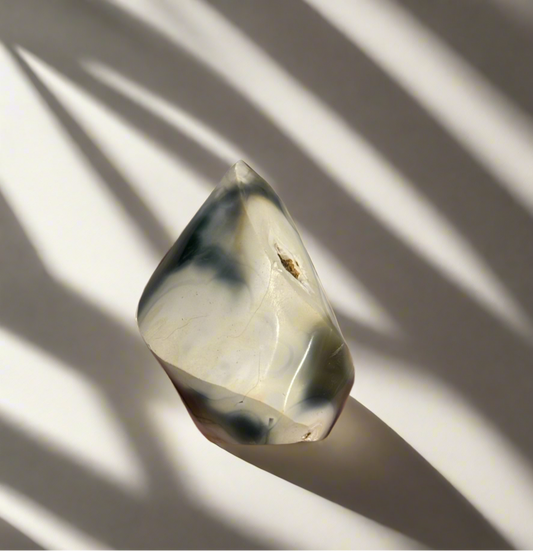 Orca Agate Flames