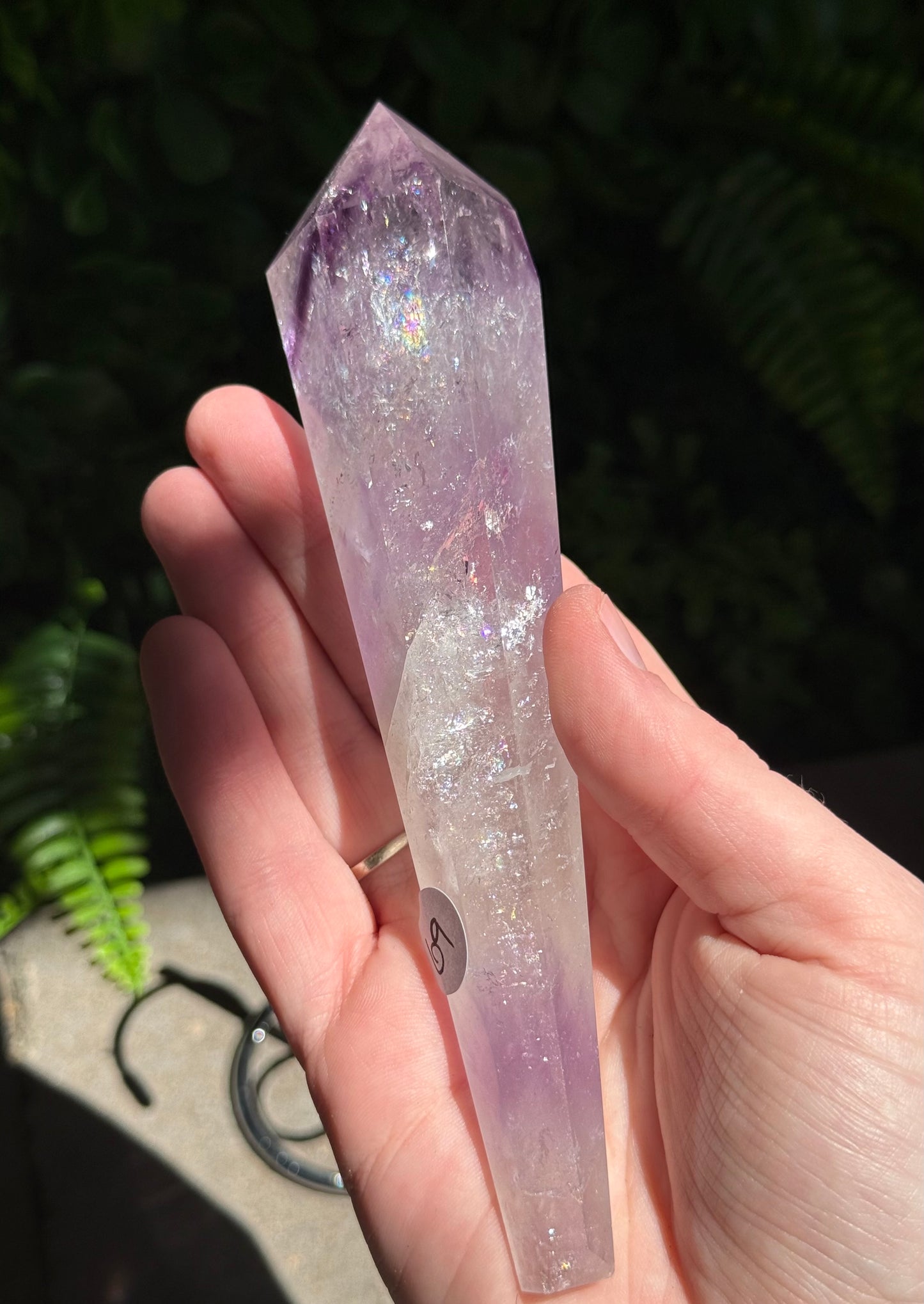 Phantom Amethyst Wand on Stand