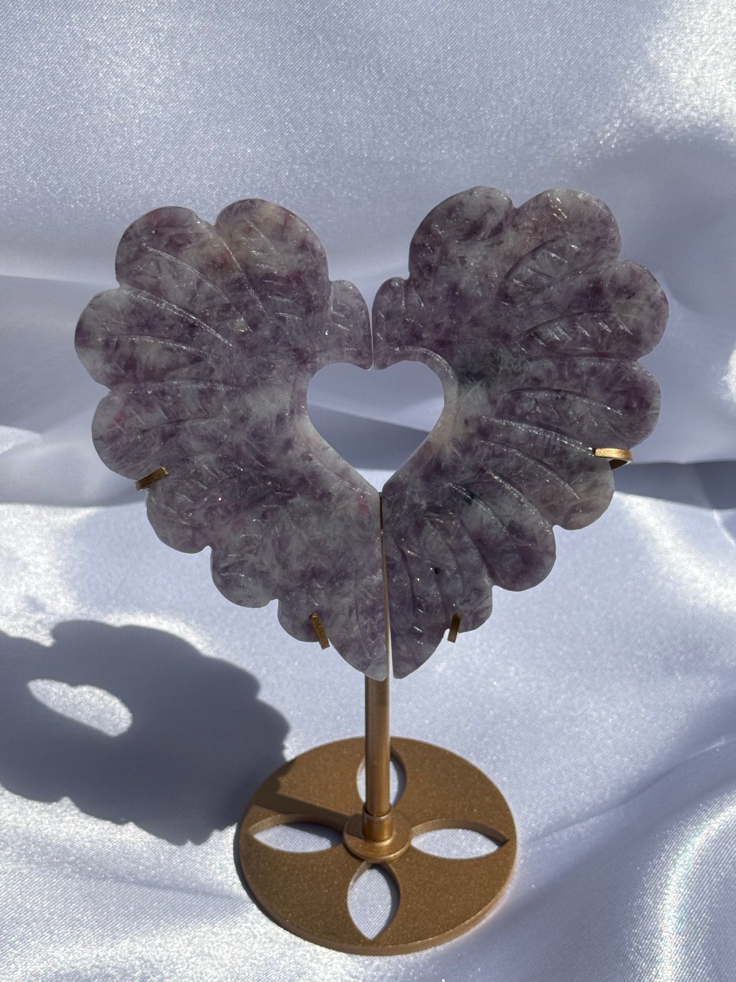 Heart Shaped Wings on Stand