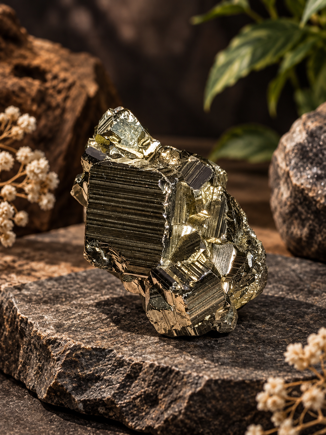 Pyrite Cube Cluster