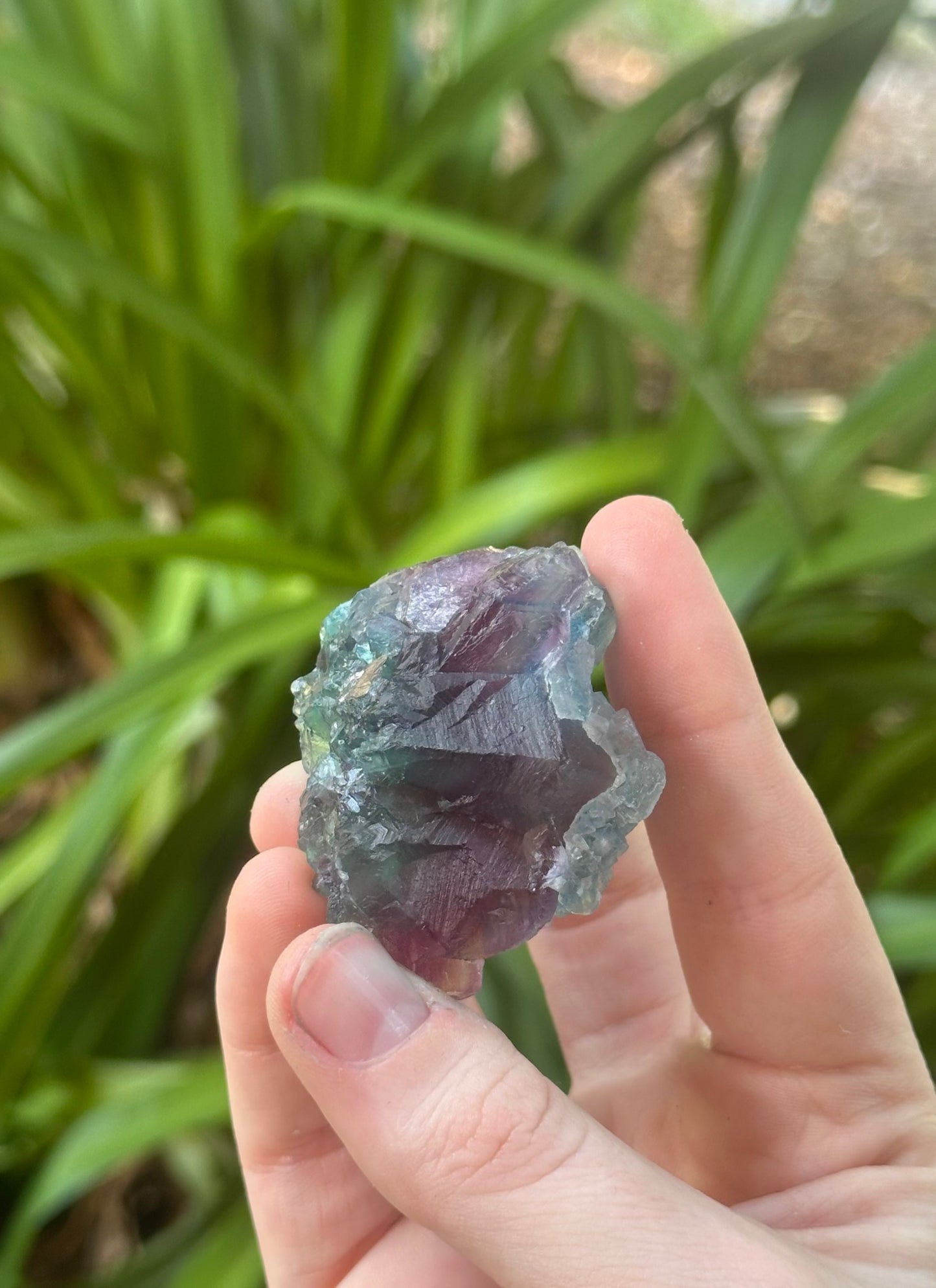 Gibbsite on Fluorite Specimen #3