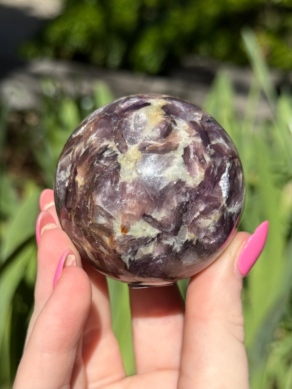 Purple Mica Spheres