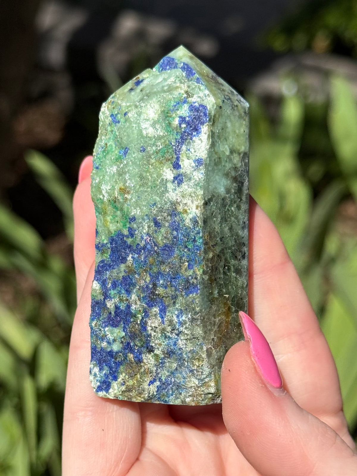 Azurite in Malachite Towers