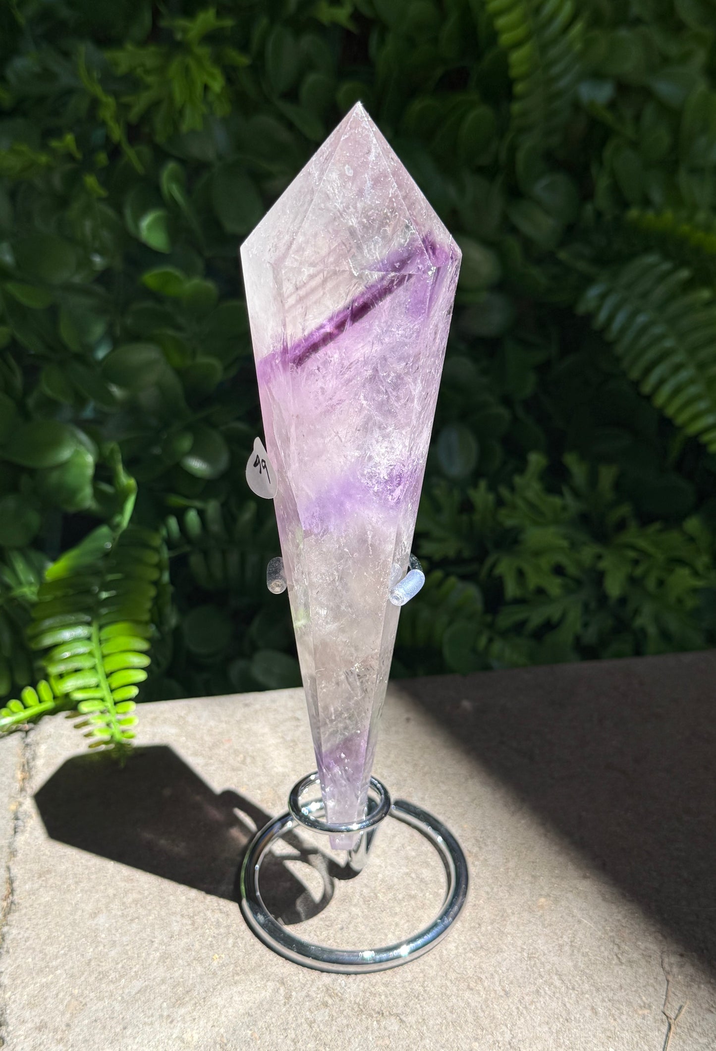 Phantom Amethyst Wand on Stand