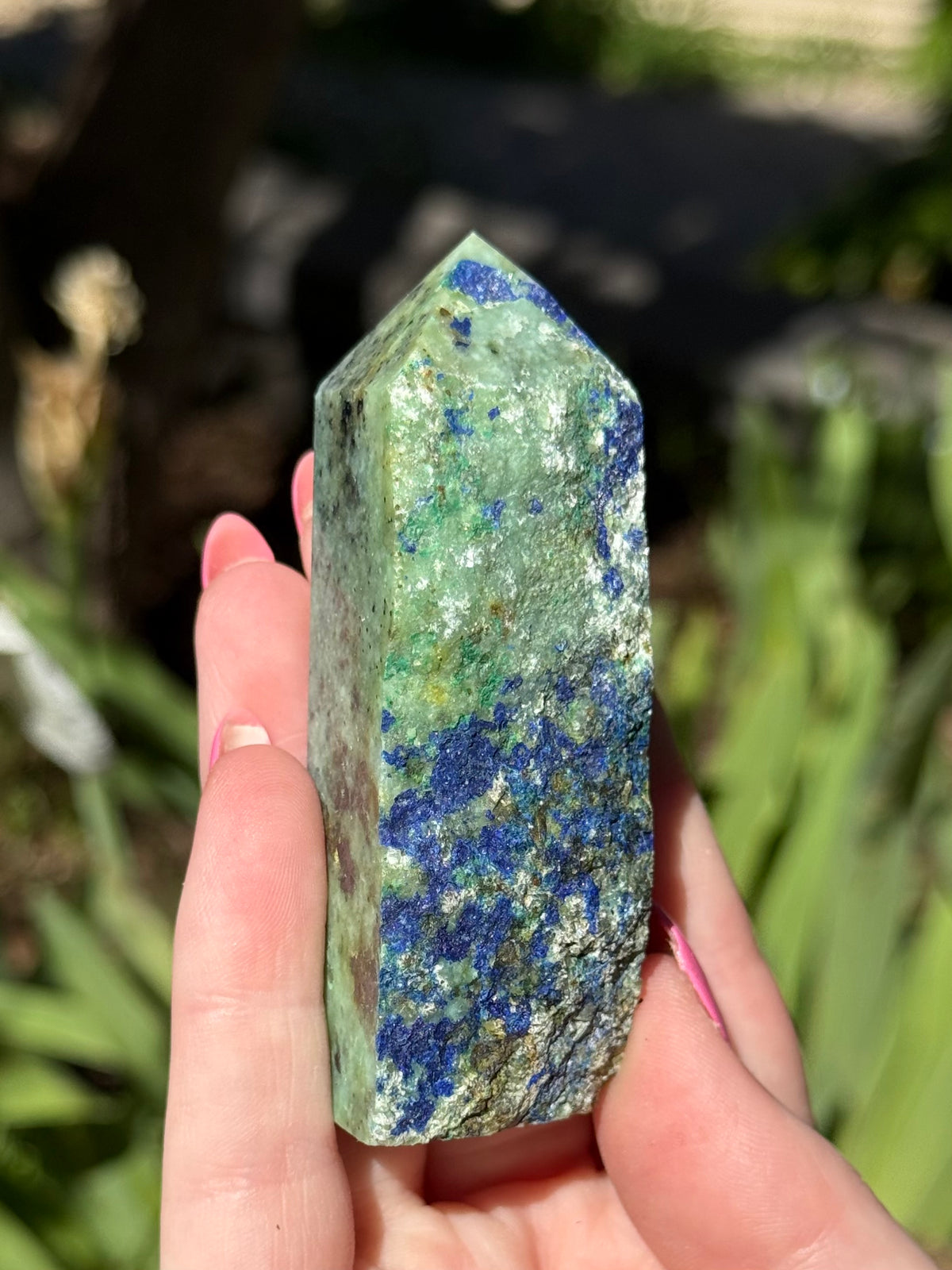Azurite in Malachite Towers