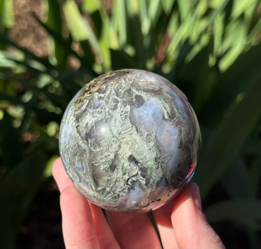 Moss Agate Sphere