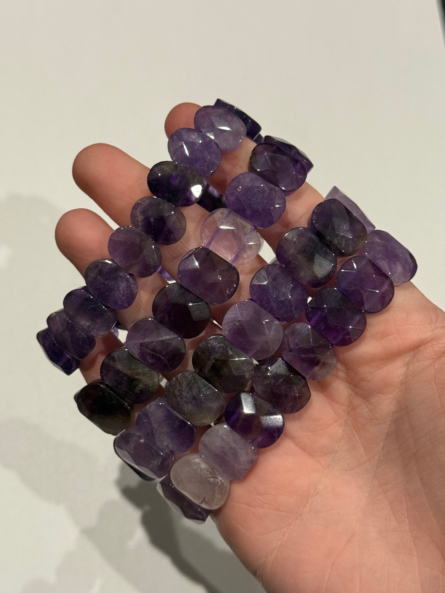 Oval Faceted Bracelets