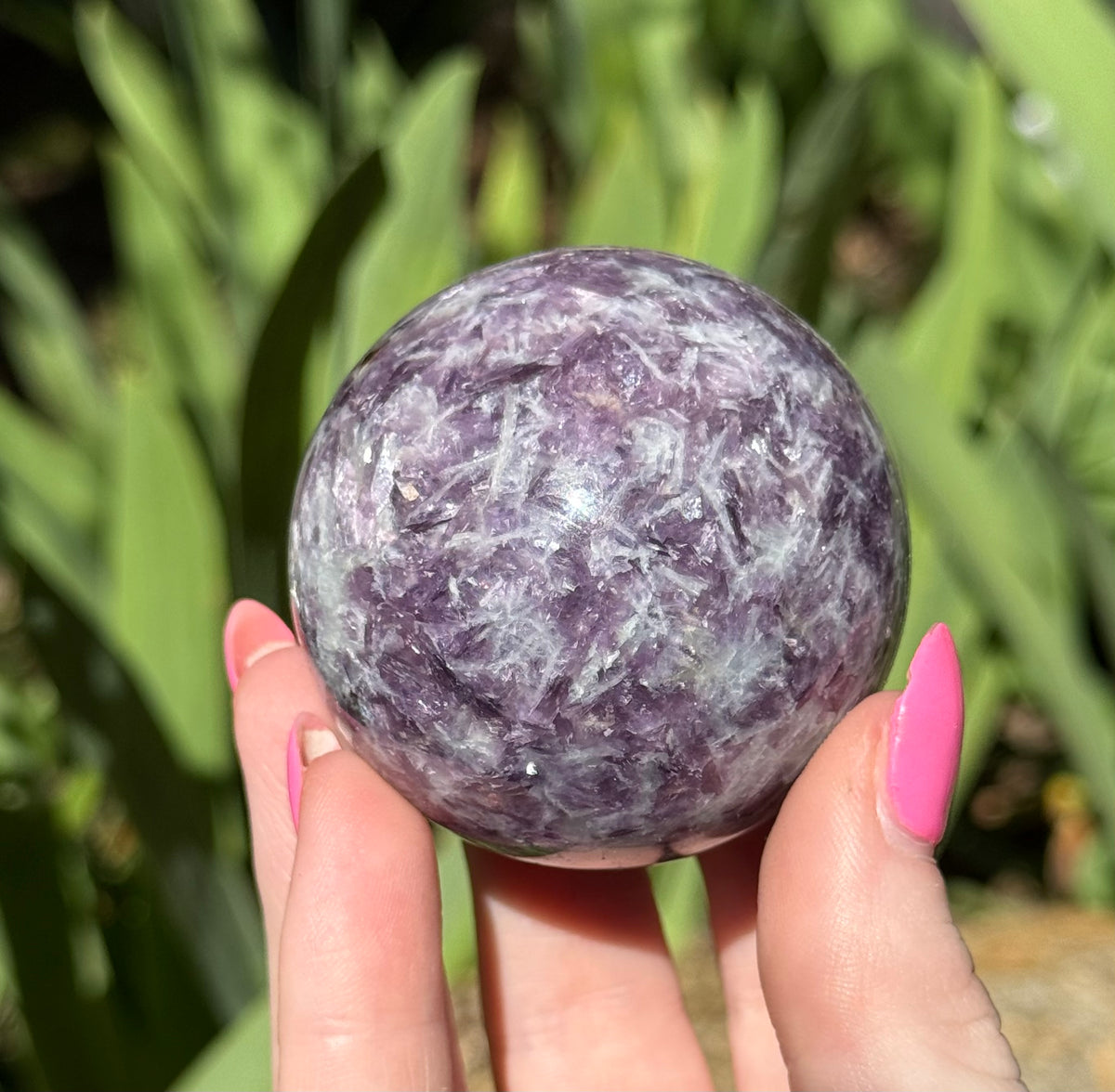 Purple Mica Spheres