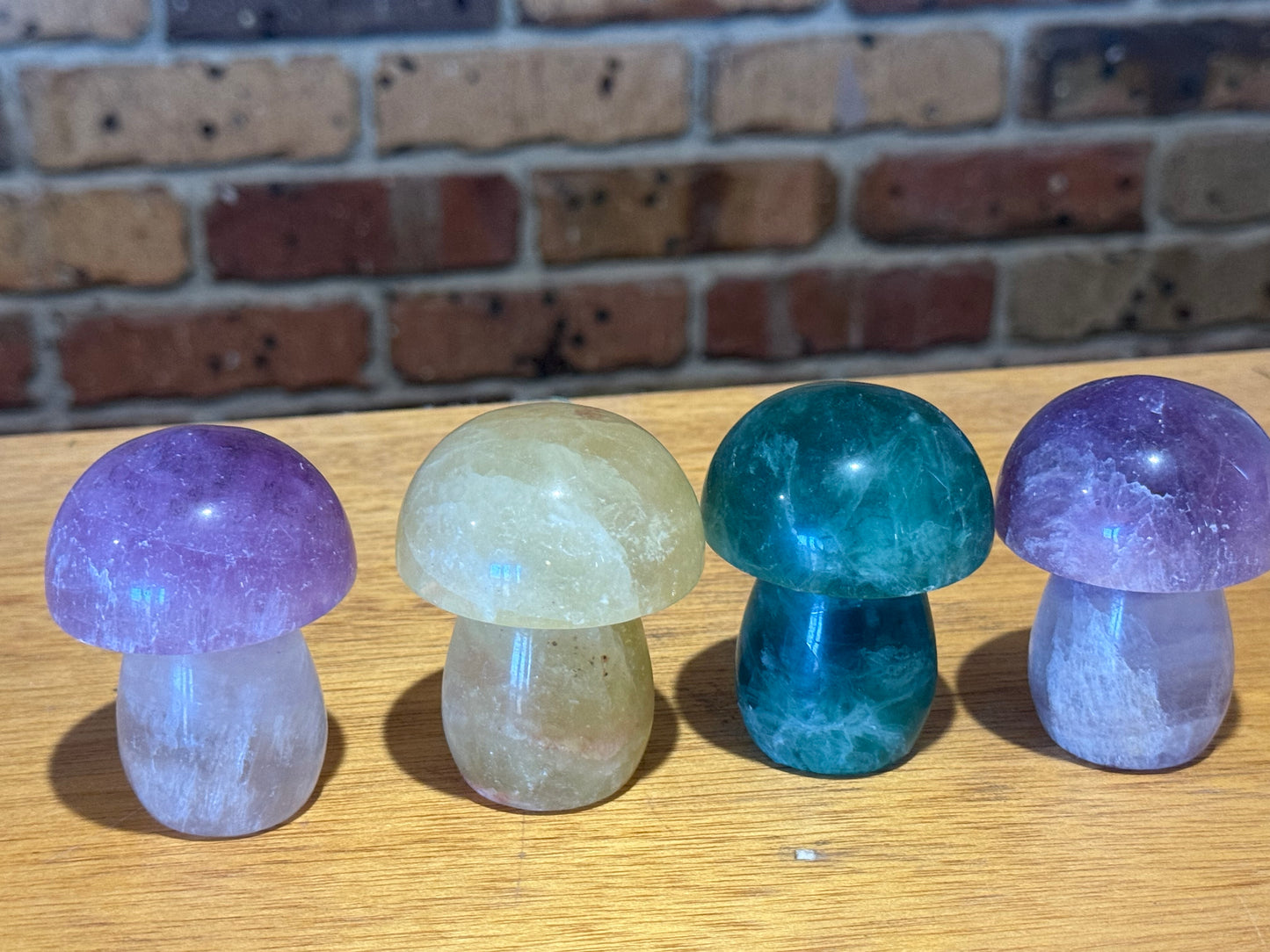Fluorite Mushroom Lamp