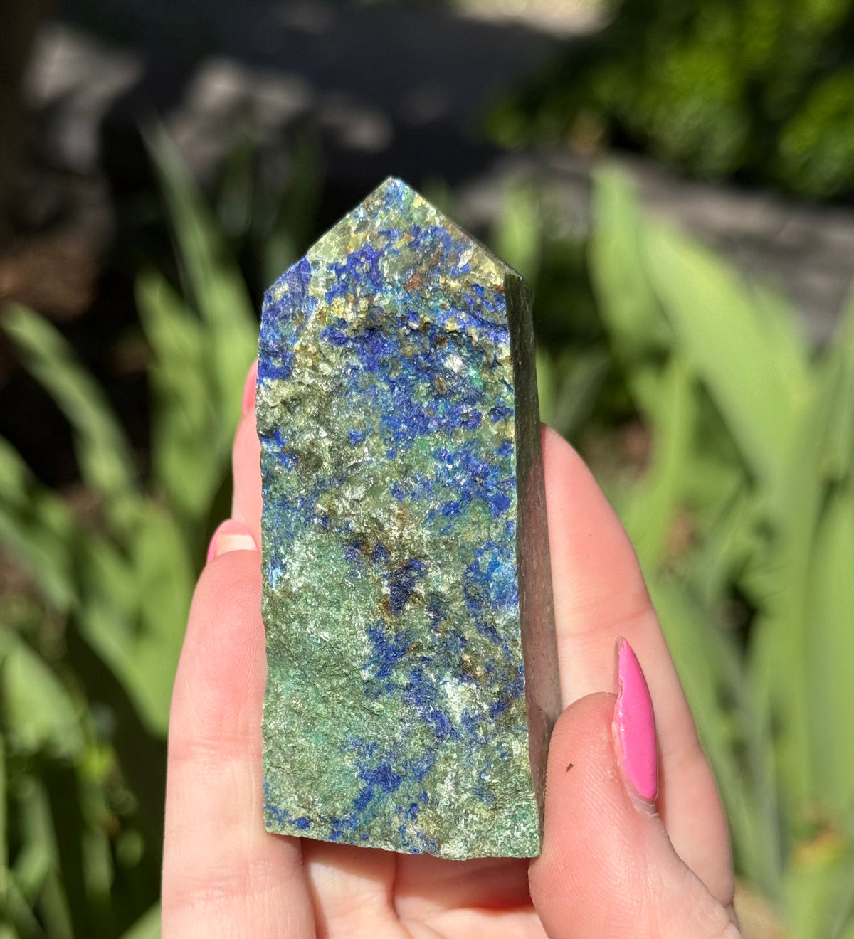 Azurite in Malachite Towers