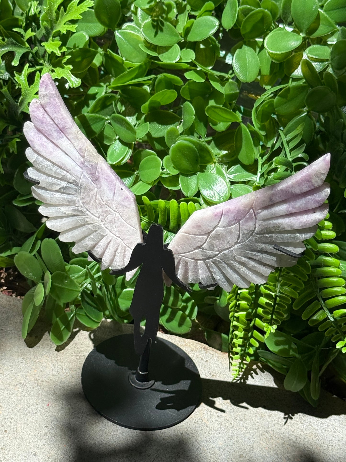 Lepidolite Angel Wings