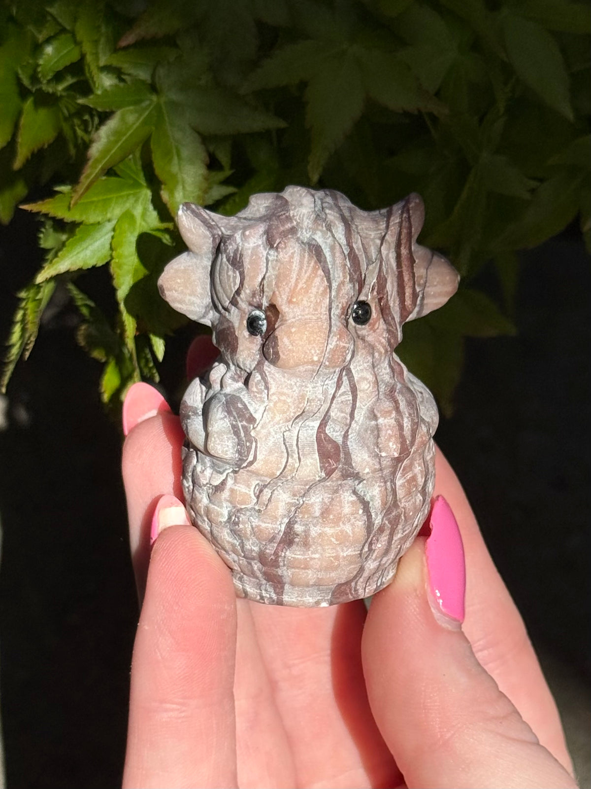 Highland Cow in Basket Carving