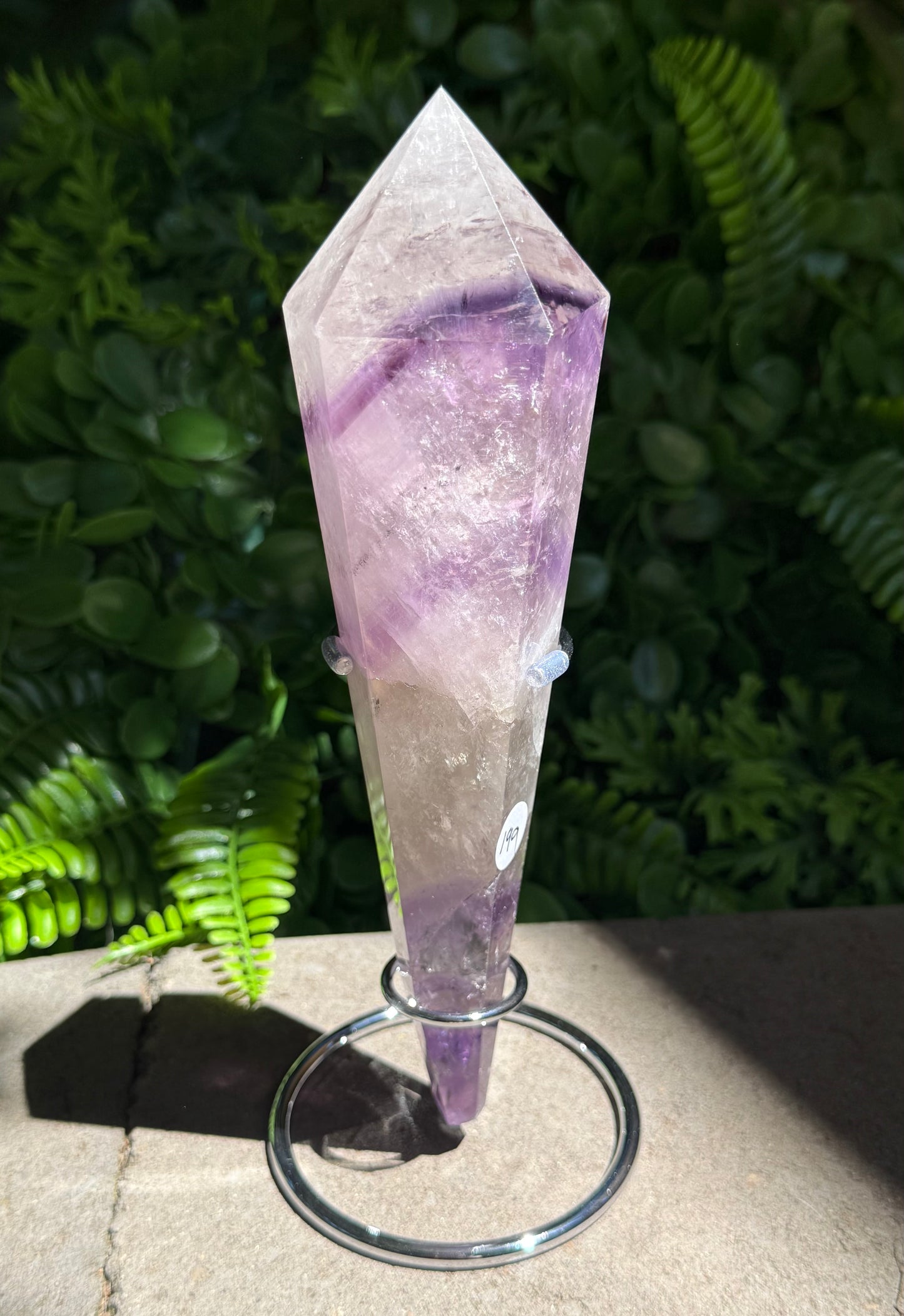 Phantom Amethyst Wand on Stand