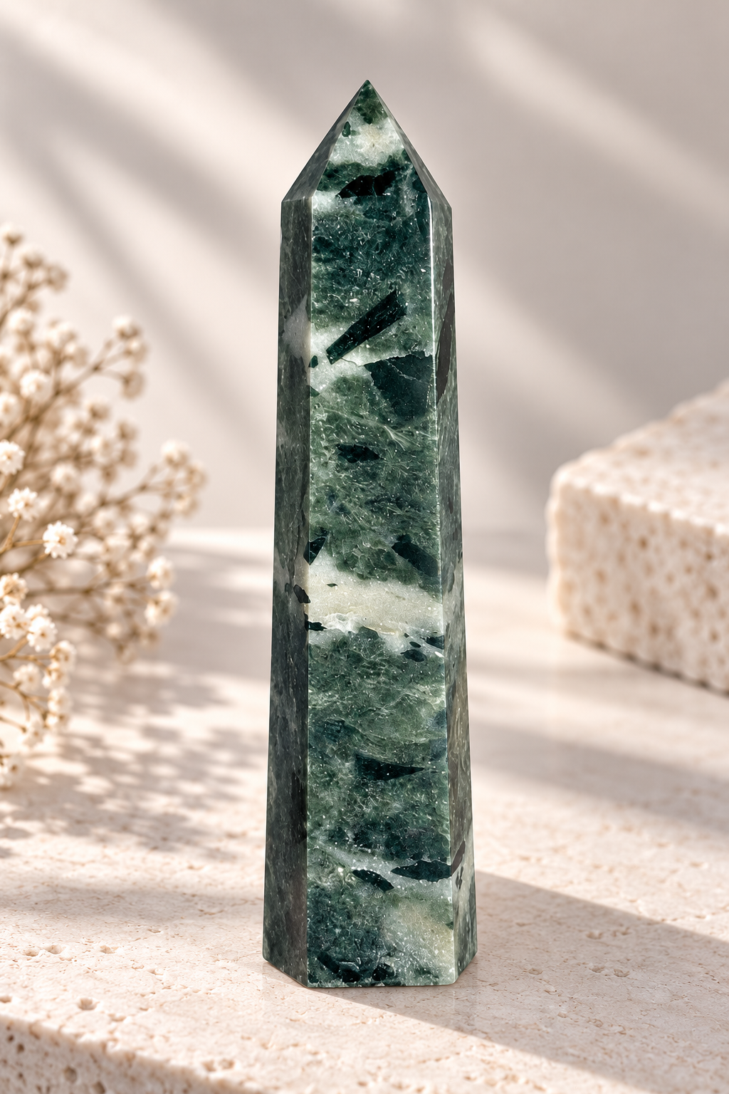 Green Tourmaline Tower