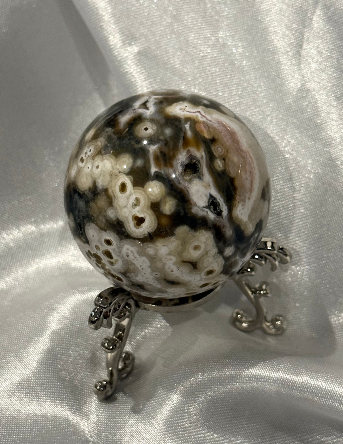 Orbital Ocean Jasper Sphere 2