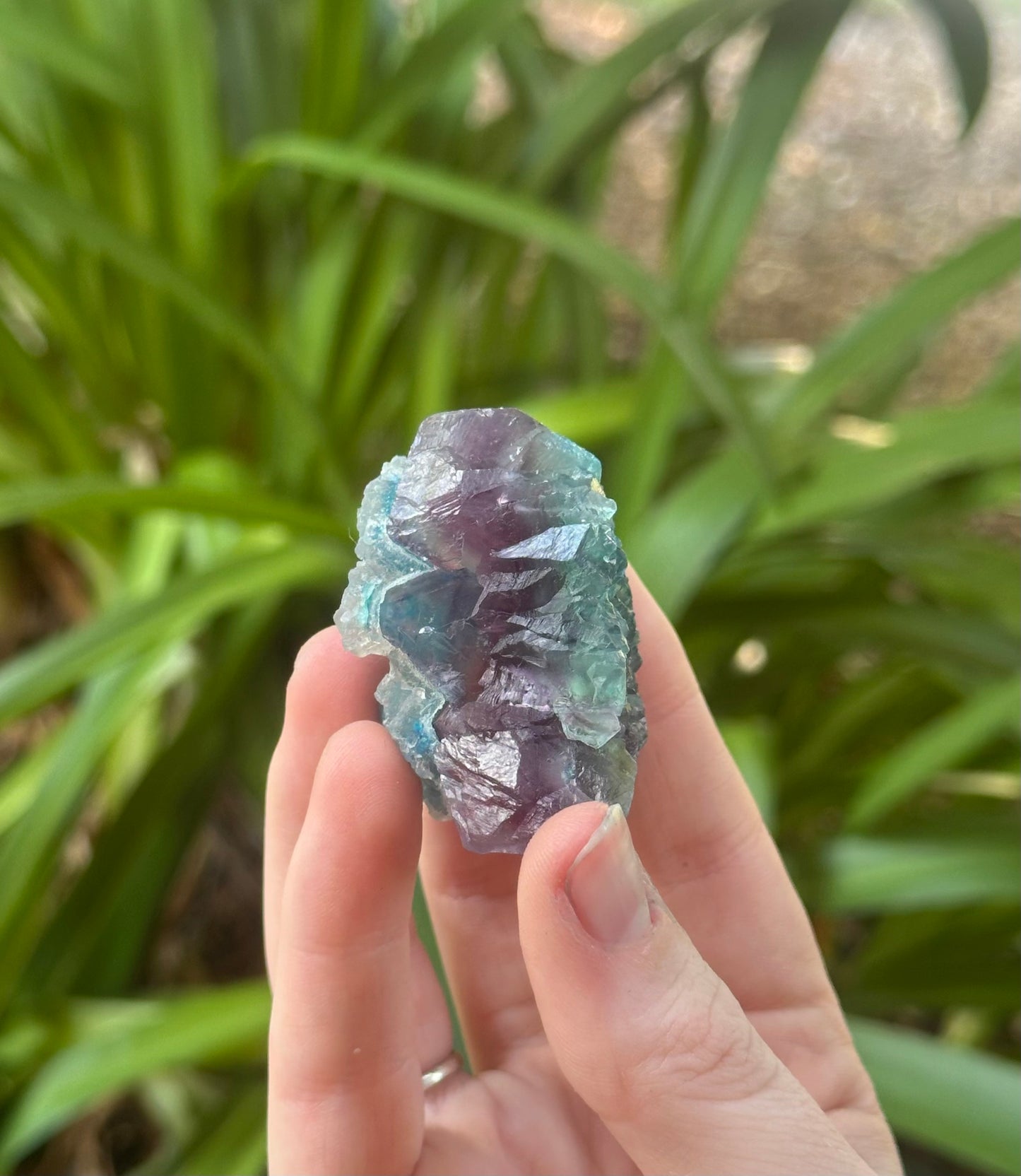 Gibbsite on Fluorite Specimen #3