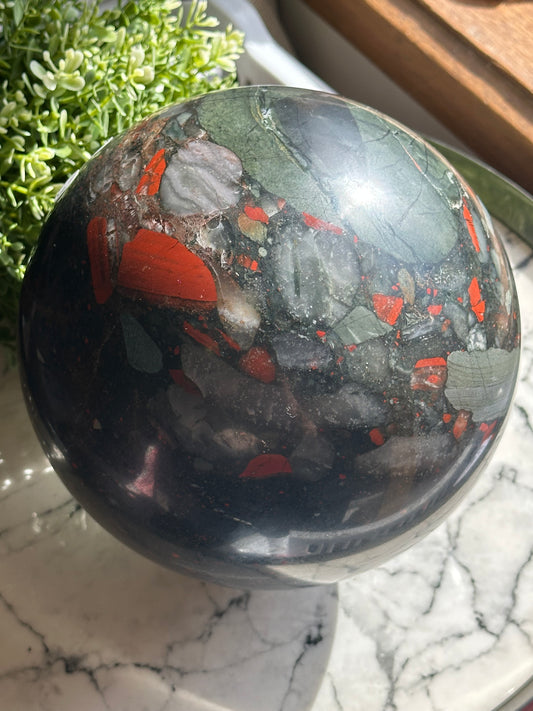 SALE! XL Bloodstone Sphere