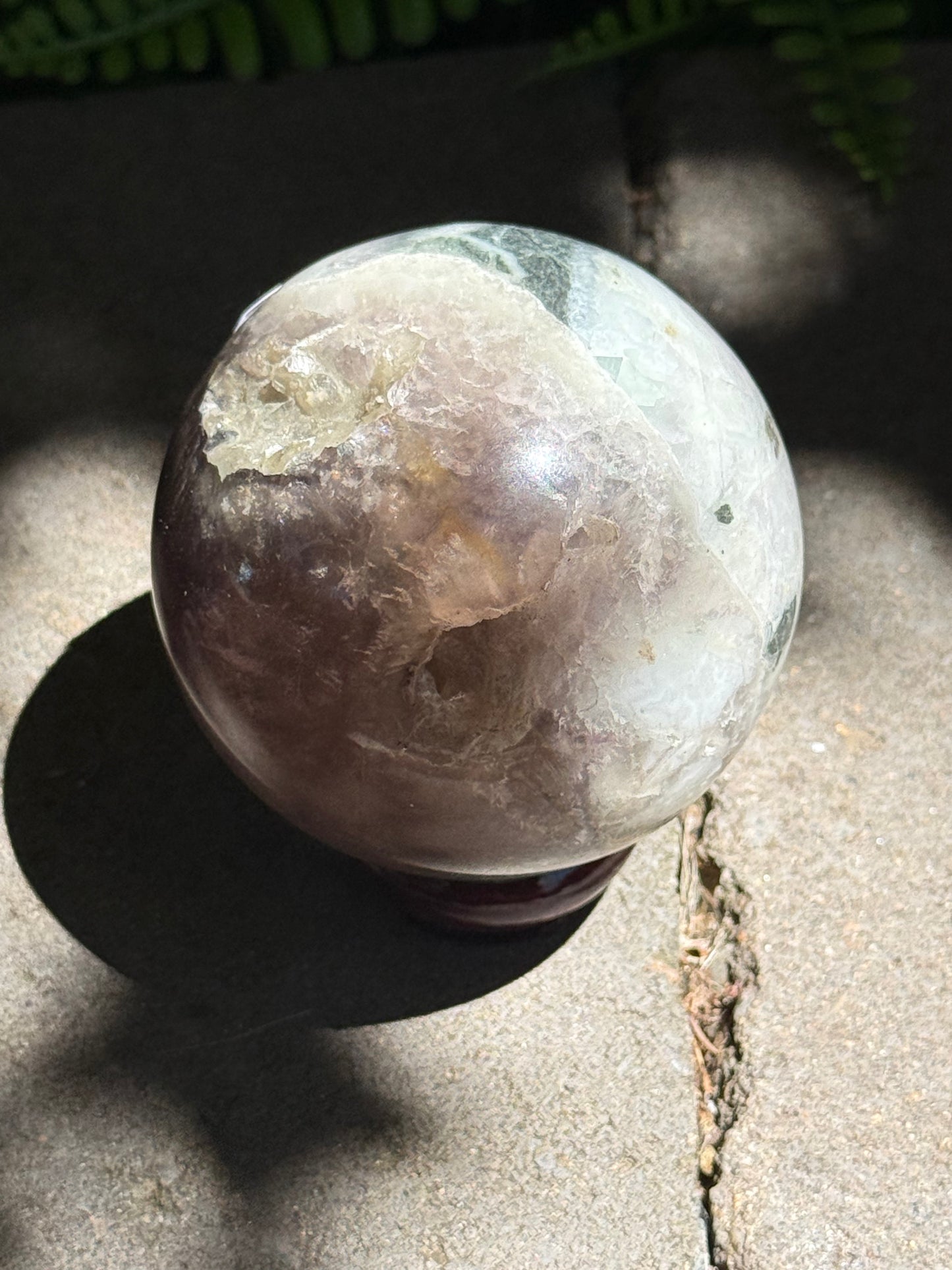 Fluorite/Pyrite Sphere