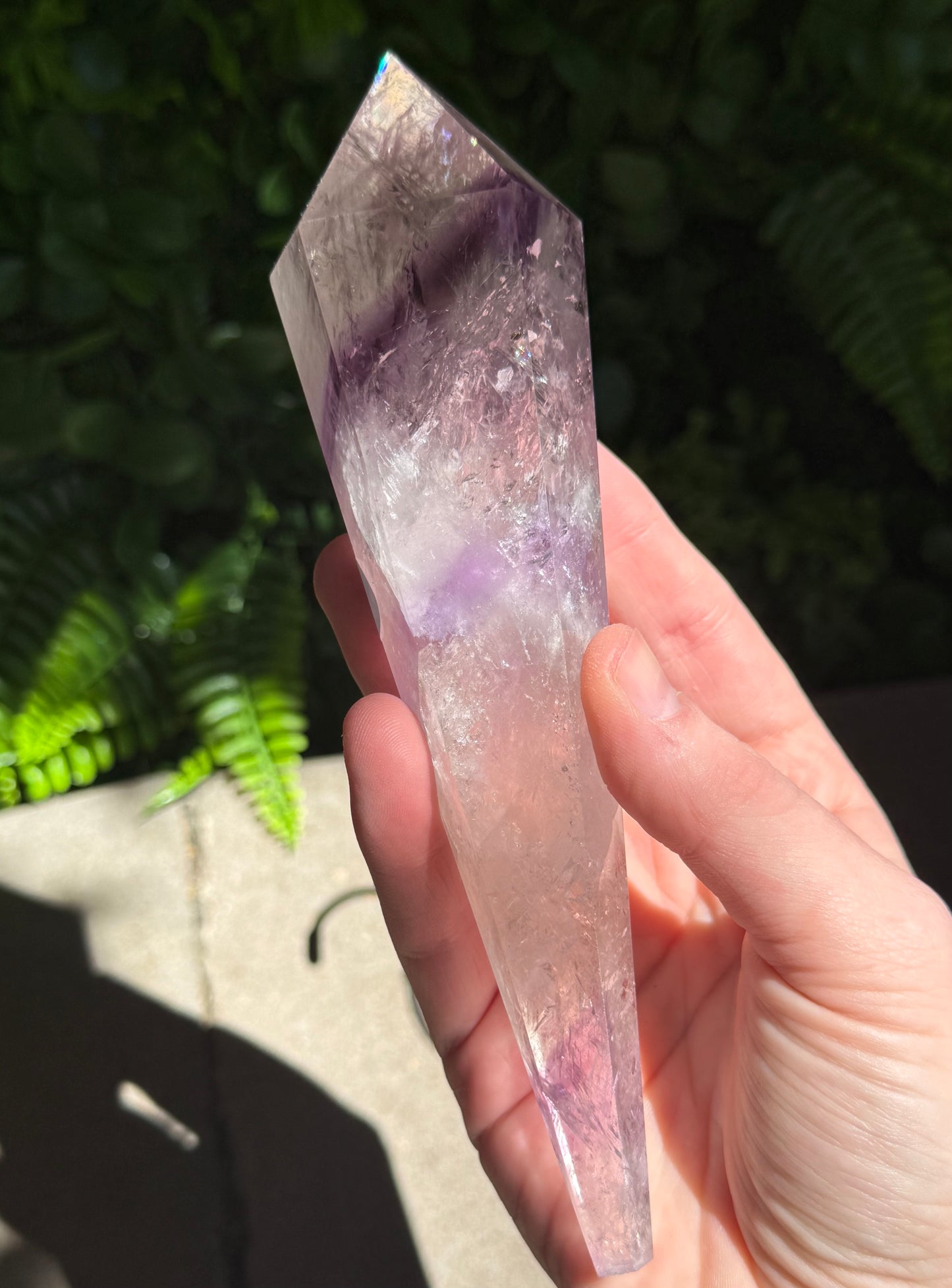Phantom Amethyst Wand on Stand