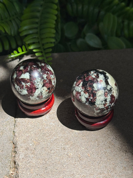 Eudialyte 3cm sphere