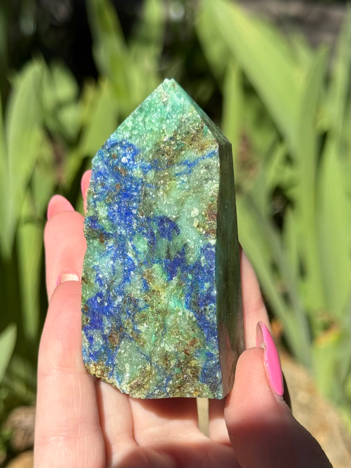 Azurite in Malachite Towers