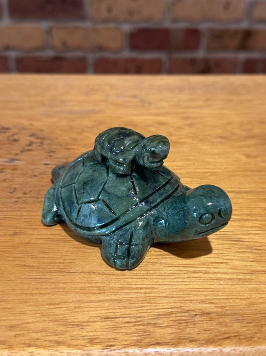 Jade Turtle with Baby