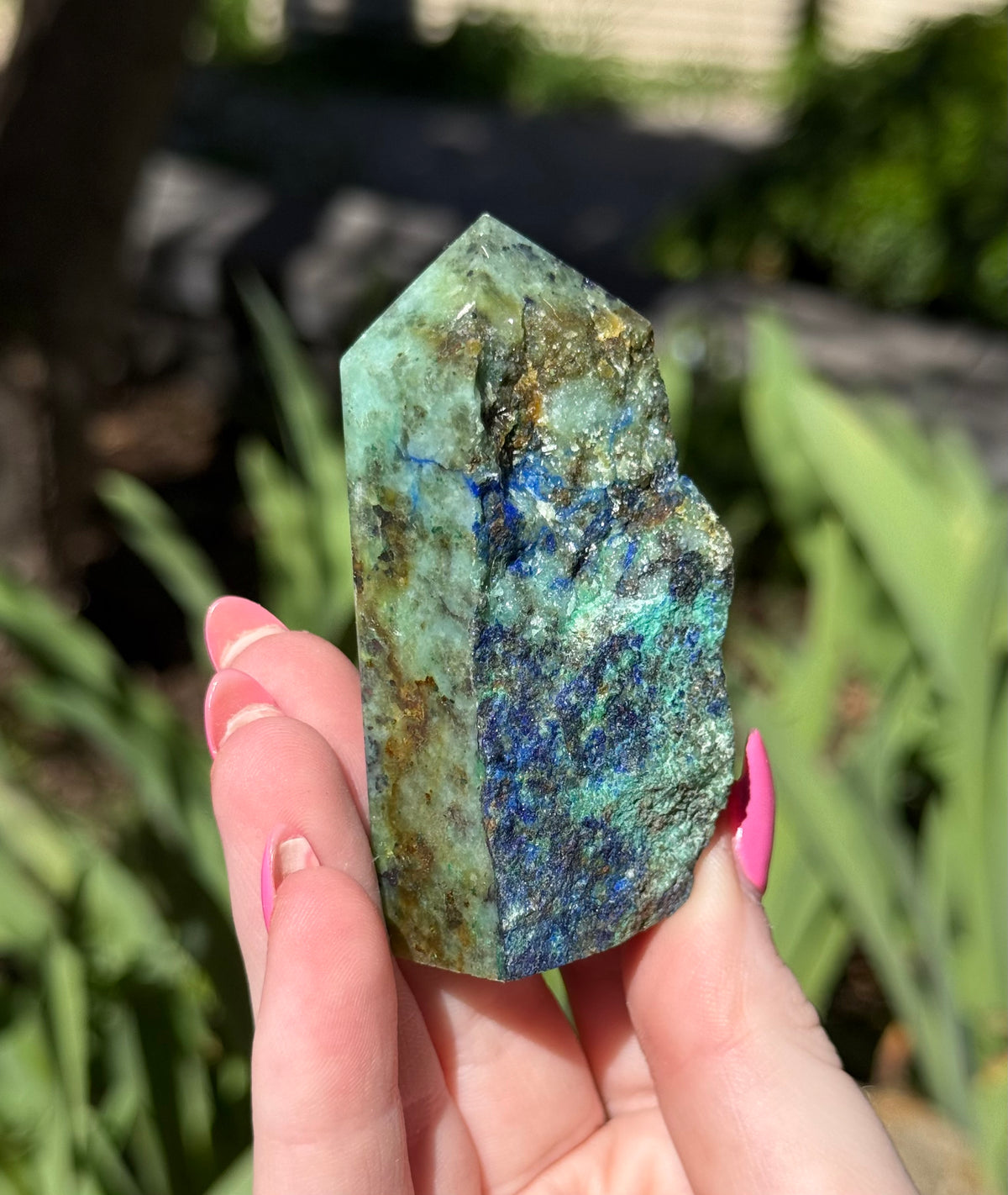 Azurite in Malachite Towers
