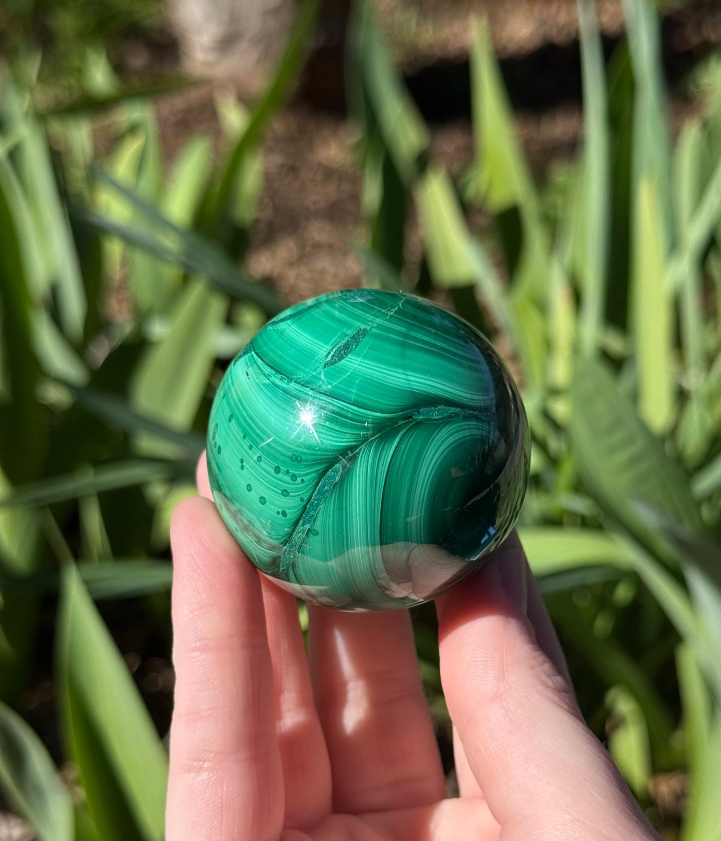 Malachite Sphere