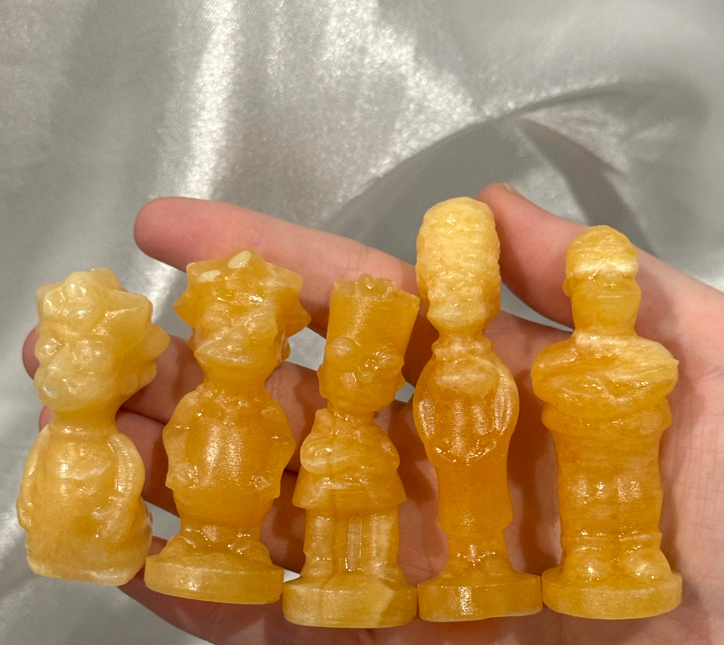 Orange Calcite Simpson Set