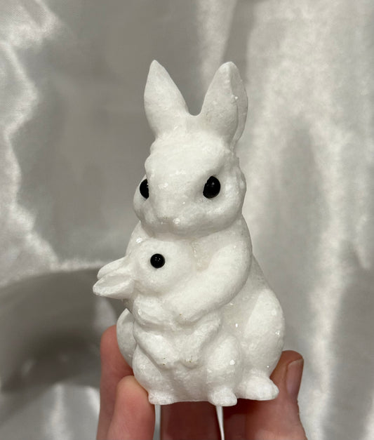 White Calcite Bunnies