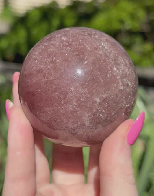Strawberry Quartz Sphere